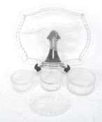 LEROC - GLASS VANITY / TABLE DRESSING SET