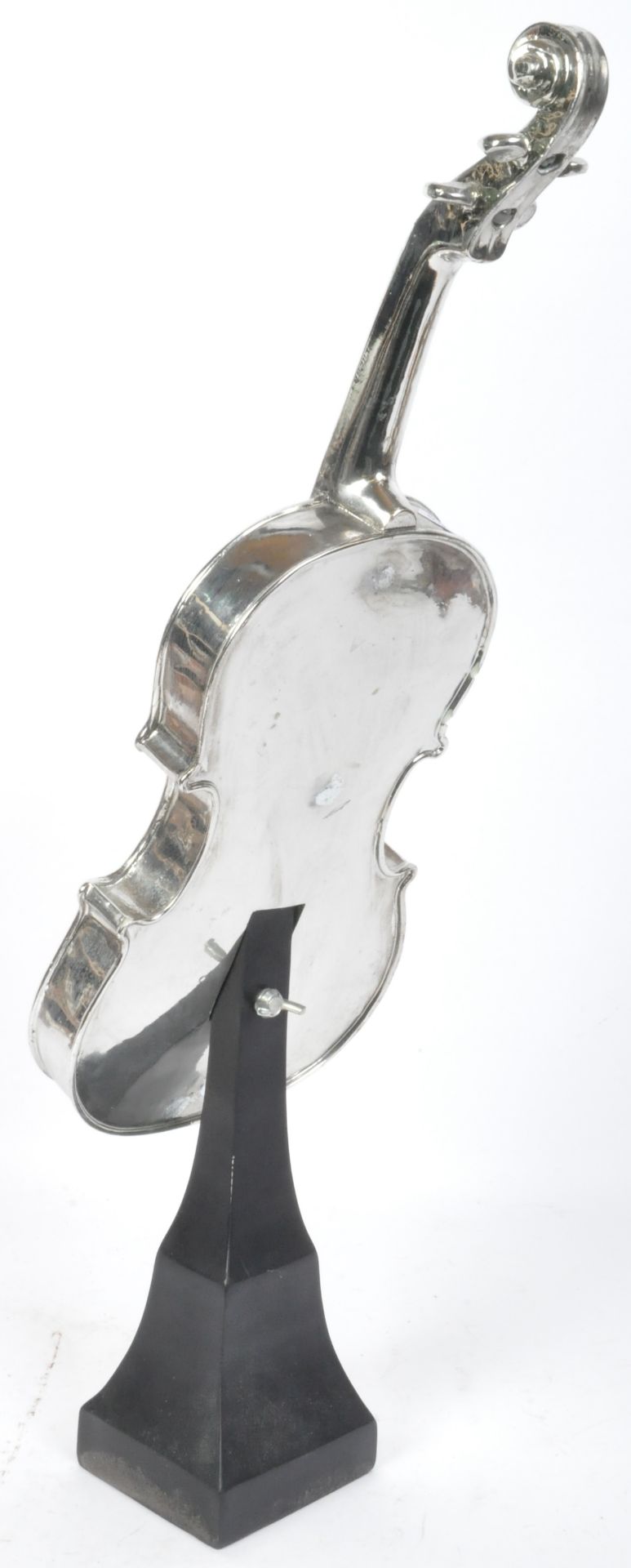 A CONTEMPORARY ART STATUE CHROME LOOK VIOLIN - Bild 5 aus 5