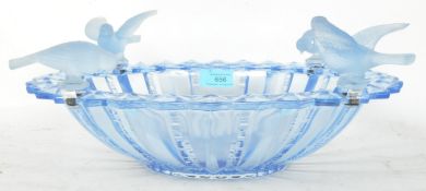 LARGE WALTHER & SOHNE GERMAN ART DECO CENTREPIECE BOWL