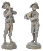 PAIR OF EARLY 20TH CENTURY SPELTER FIGURES - KESSLER