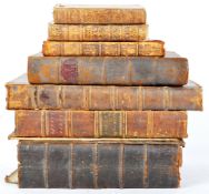 ANTIQUARIAN INTEREST - COLLECTION RELIGIOUS COMMEMTARY BOOKS