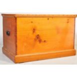 EARLY 20TH CENTURY PINE BLANKET BOX