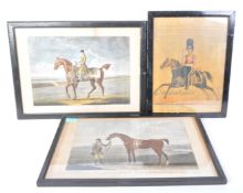 COLLECTION OF 18TH CENTURY AND LATER EQUESTRIAN RELATED PICTURE