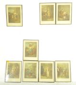 A SET OF EIGHT VINTAGE "CRIES OF LONDON" PRINTS