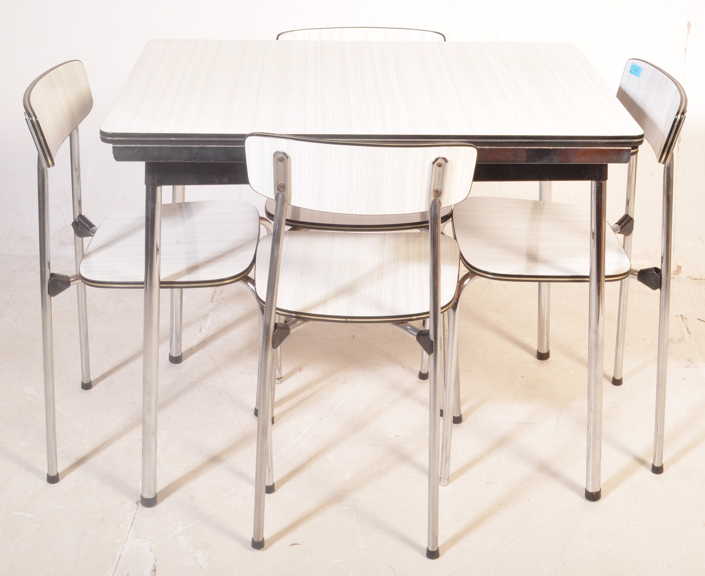 RETRO MID 20TH CENTURY CIRCA 1960S FORMICA KITCHEN DINING SUITE - Image 2 of 7