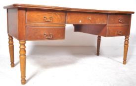 A 20TH CENTURY FRENCH ROSE WOOD WRITING DESK