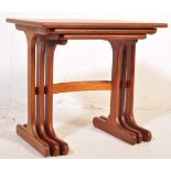 G PLAN - A RETRO VINTAGE TEAK WOOD NEST OF GRADUATING TABLES