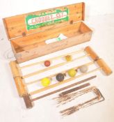 JACQUES OF LONDON - WOODEN CROQUET SET