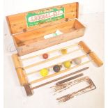 JACQUES OF LONDON - WOODEN CROQUET SET