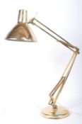 20TH CENTURY BRASS ANGLEPOISE DESK LAMP