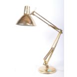 20TH CENTURY BRASS ANGLEPOISE DESK LAMP