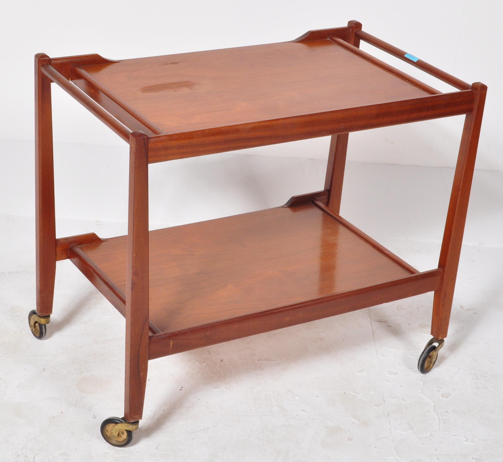 G PLAN - A RETRO CIRCA 1960S TEAK WOOD TROLLEY - Image 2 of 4