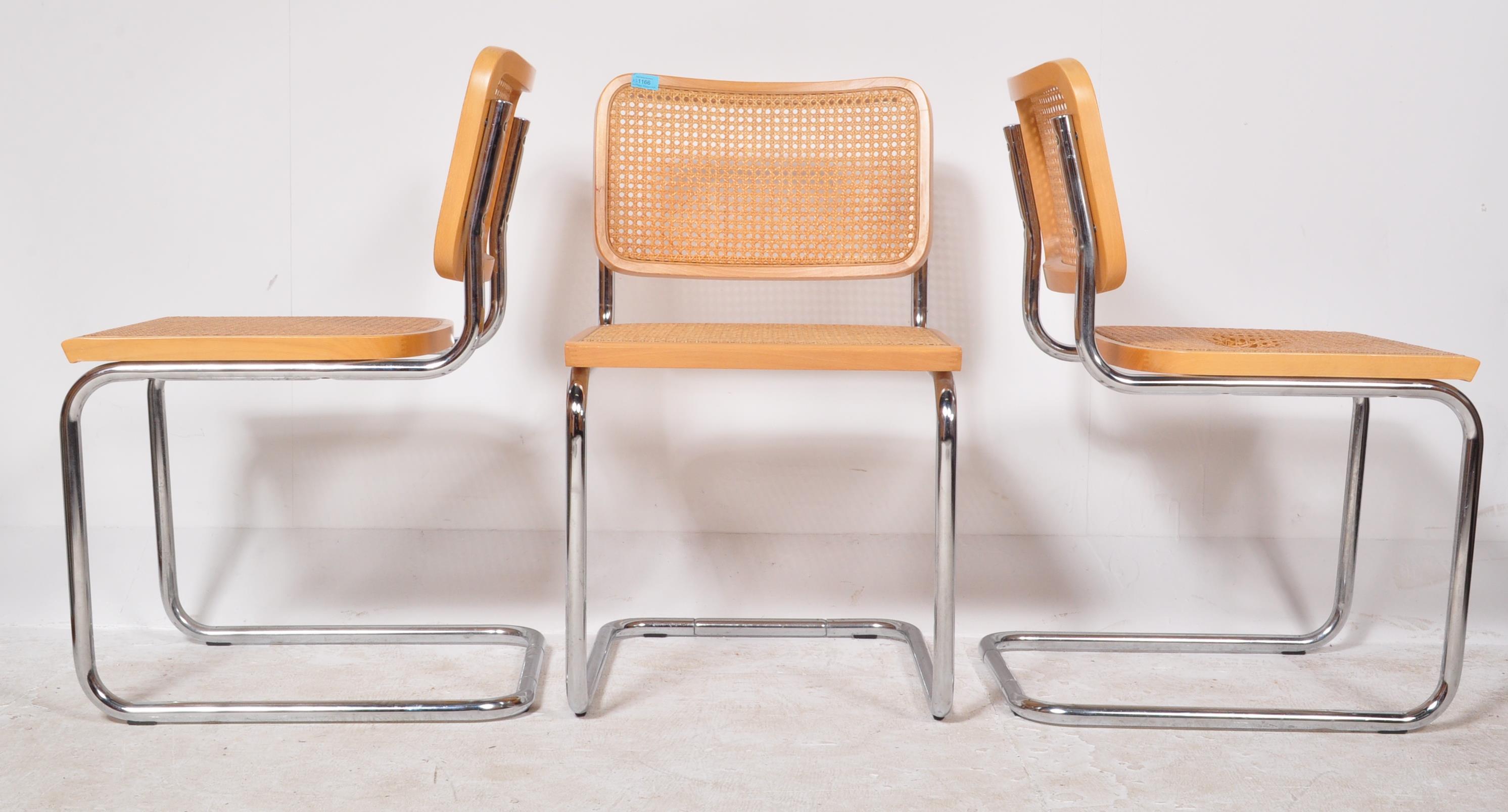 SET OF THREE RETRO CANTILEVER HABITAT WICKER CHAIRS - Image 6 of 7