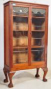 EARLY 20TH CENTURY CIRCA 1920S MAHOGANY GLASS DISPLAY CABINET