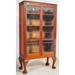 EARLY 20TH CENTURY CIRCA 1920S MAHOGANY GLASS DISPLAY CABINET