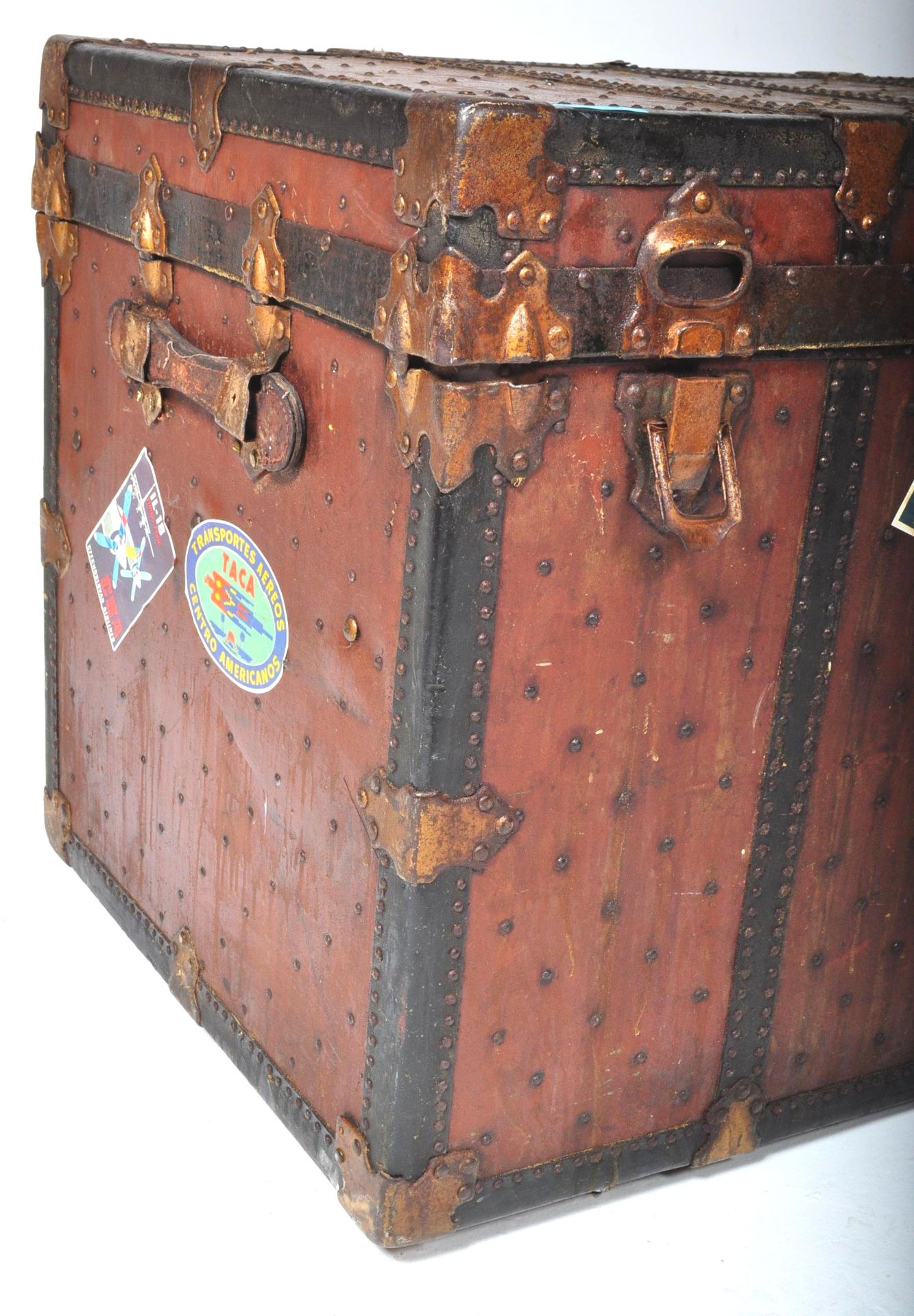 VINTAGE MID 20TH CENTURY TRAVEL TRUNK - Bild 5 aus 5