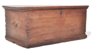 VINTAGE 20TH CENTURY OAK BLANKET BOX / CHEST