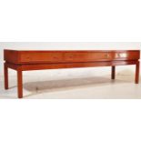 RETRO MID 20TH CENTURY TEAK VANSON COFFEE TABLE WITH DRAWERS