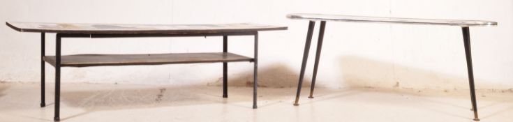 TWO RETRO MID 20TH CENTURY OCCASIONAL COFFEE TABLES