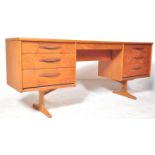 MID CENTURY AUSTINSUITE FRANK GUILLES TEAK WRITING DESK