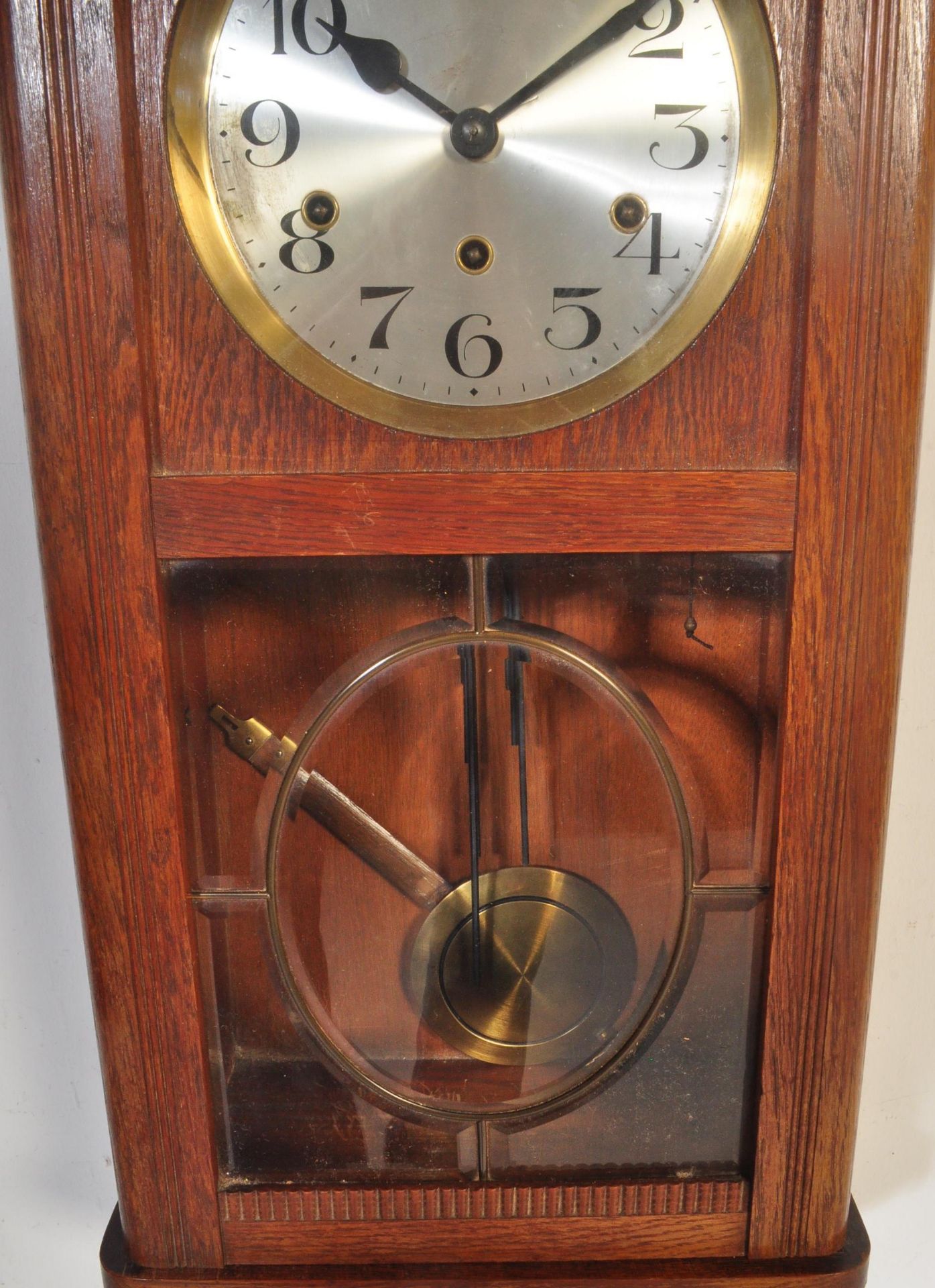 EARLY 20TH CENTURY - CIRCA 1930S - OAK GRANDDAUGHTER WALL CLOCK - Bild 6 aus 6