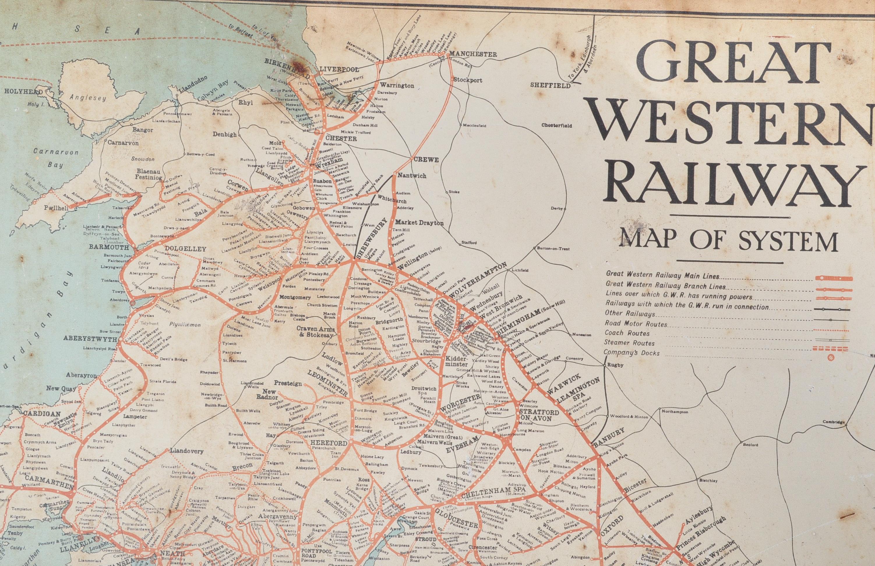 VINTAGE RETRO GREAT WESTERN RAILWAY ENAMEL SIGN - Image 3 of 4