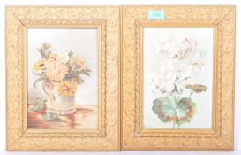 PAIR OF VINTAGE STILL LIFE OIL PAINTINGS