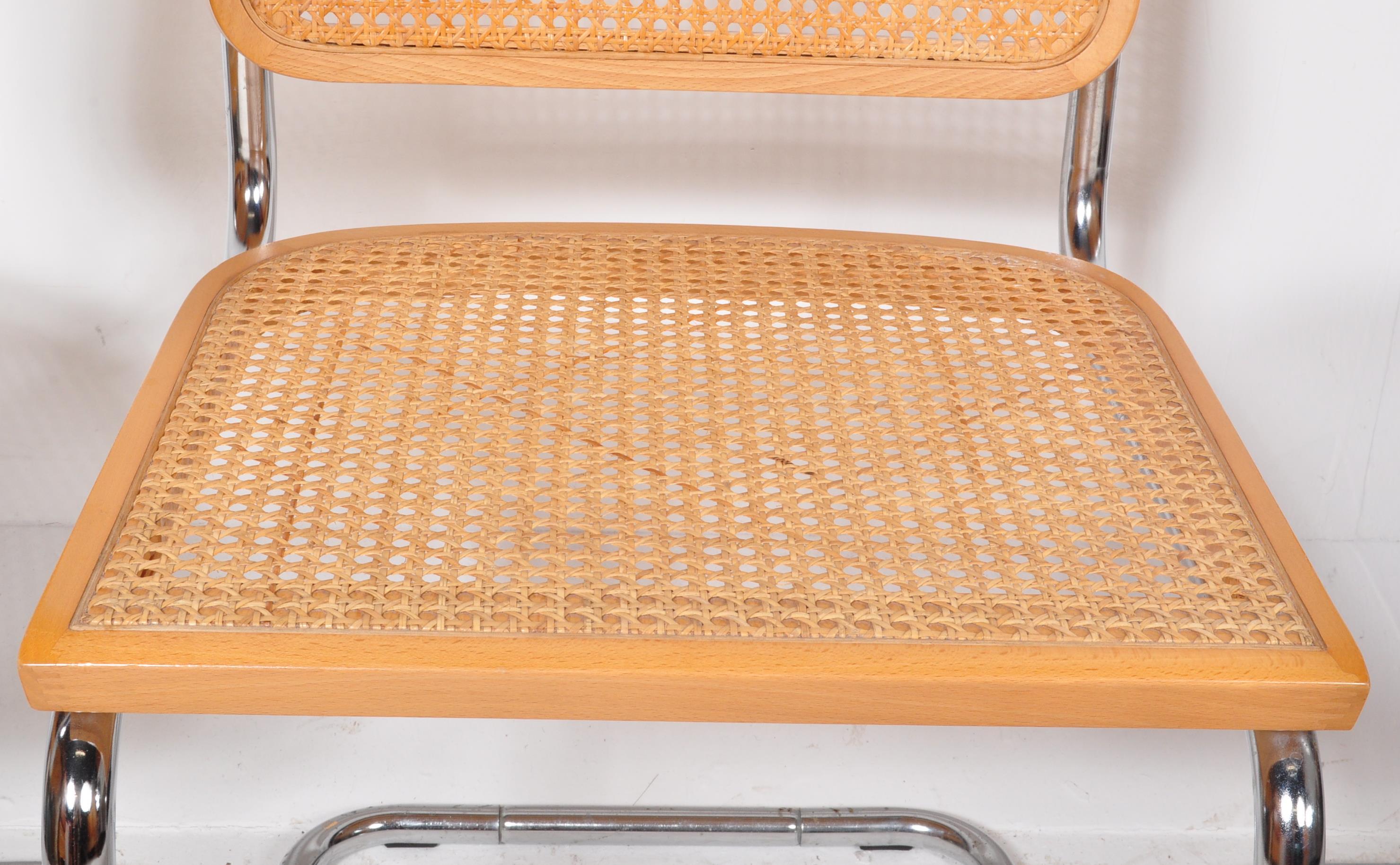 SET OF THREE RETRO CANTILEVER HABITAT WICKER CHAIRS - Image 4 of 7