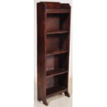 VINTAGE 20TH CENTURY OAK OPEN FACED BOOKSHELF