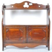 EDWARDIAN MAHOGANY LIBERTY & CO STYLE SHELVES