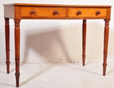 VICTORIAN 19TH CENTURY OAK WRITING TABLE