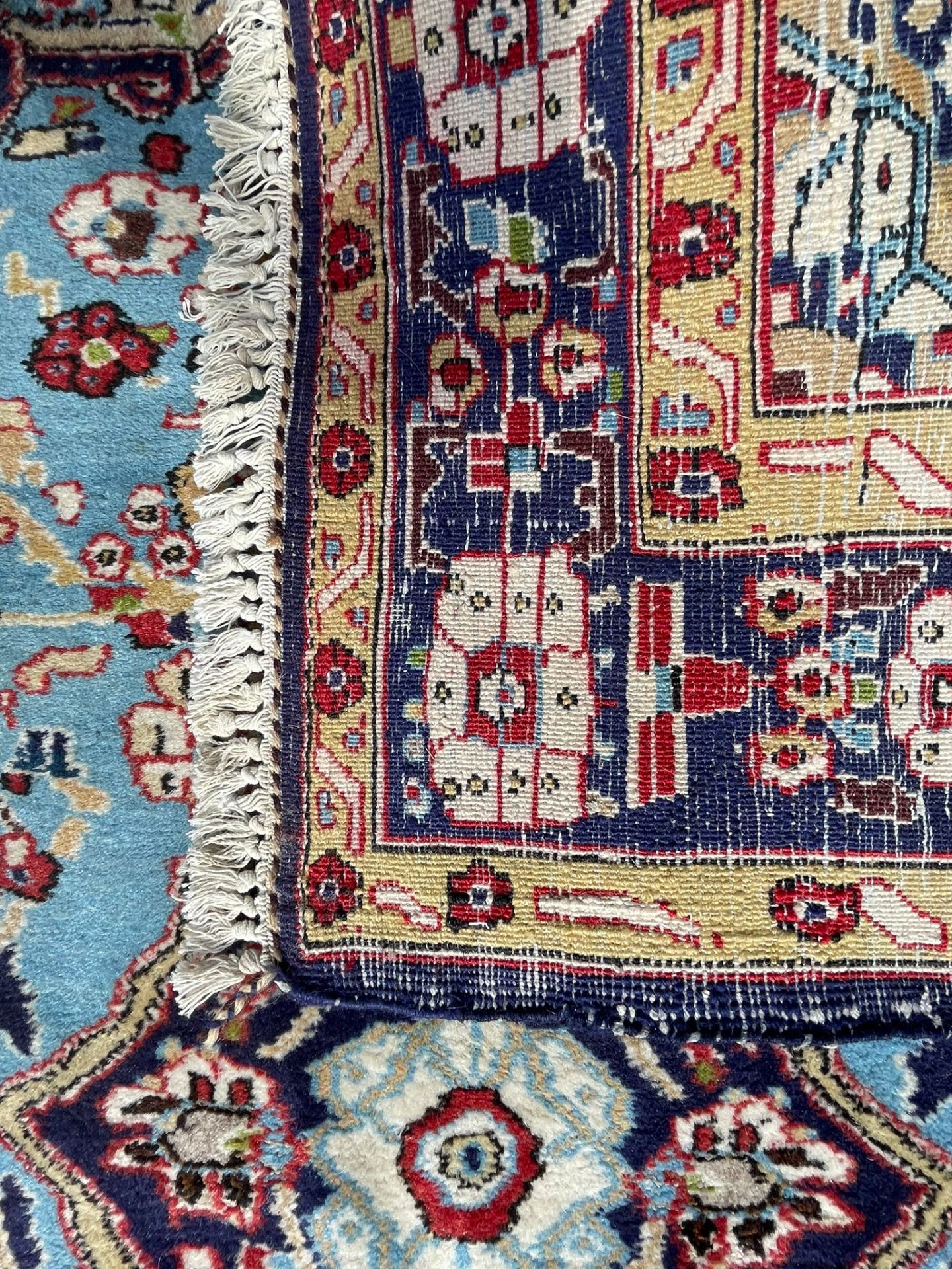 MID 20TH CENTURY HAMADAN PERSIAN FLOOR RUG - Bild 2 aus 4