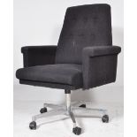 20TH CENTURY DANISH INSPIRED SWIVEL OFFICE DESK ARMCHAIR