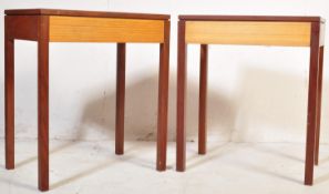 PAIR OF RETRO VINTAGE MID 20TH CENTURY SIDE TABLES