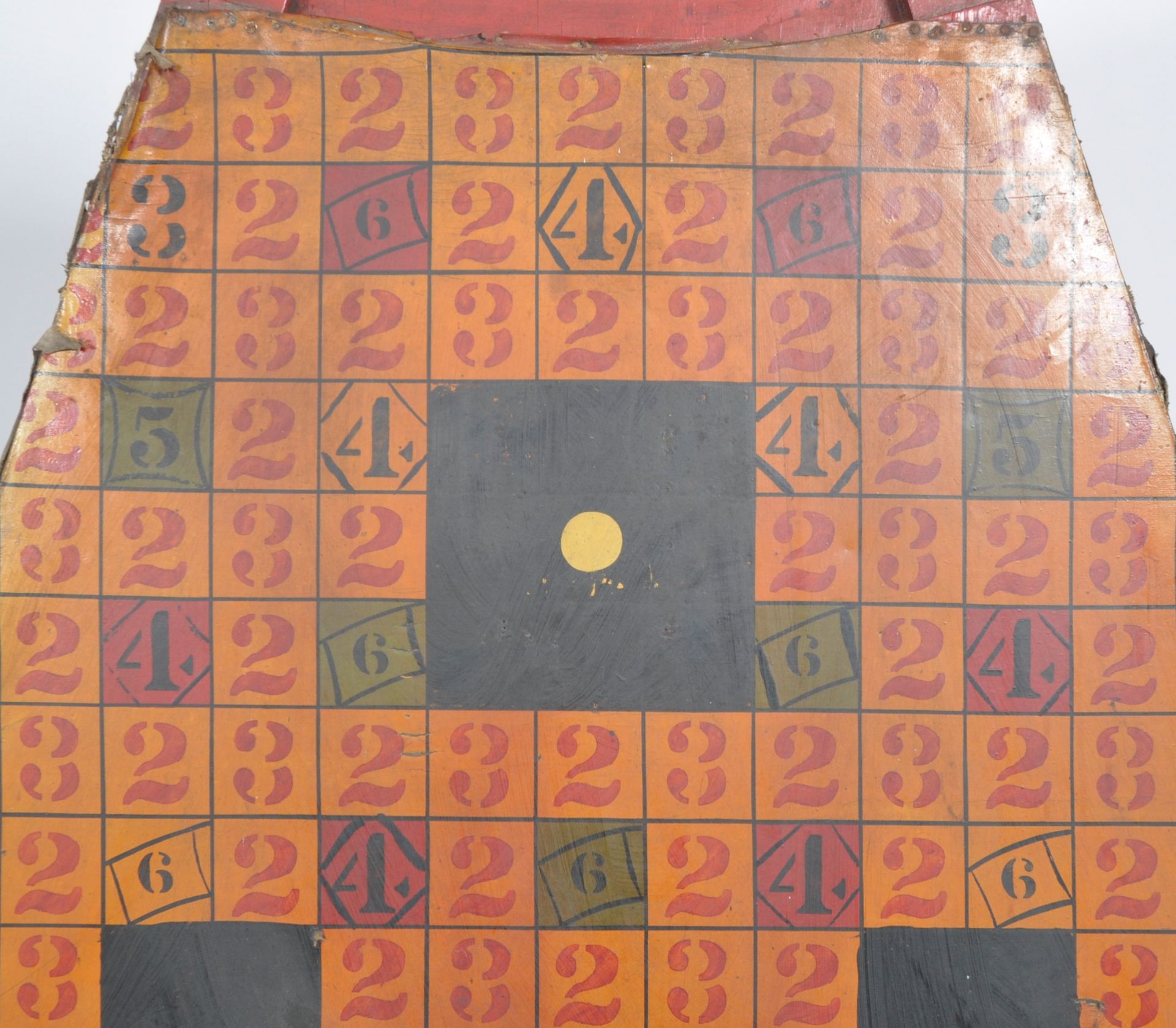 CLEAR THE LINES - MID CENTURY FAIRGROUND WOODEN GAMES BOARD - Bild 4 aus 5