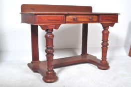 A VICTORIAN 19TH CENTURY MAHOGANY DUCHESS DRESSING TABLE