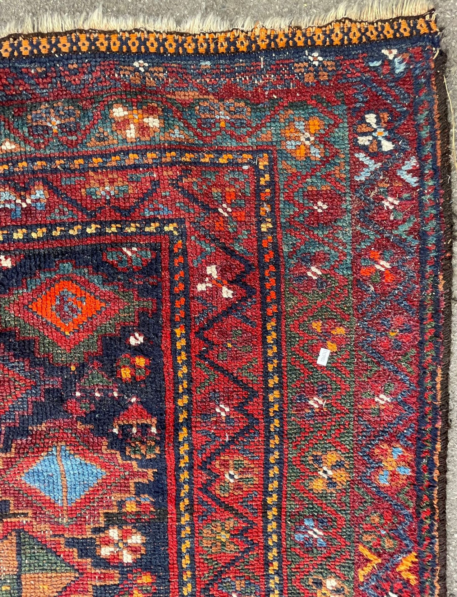 MID 20TH CENTURY PERSIAN ISLAMIC BACHITAR RUG - Bild 4 aus 4