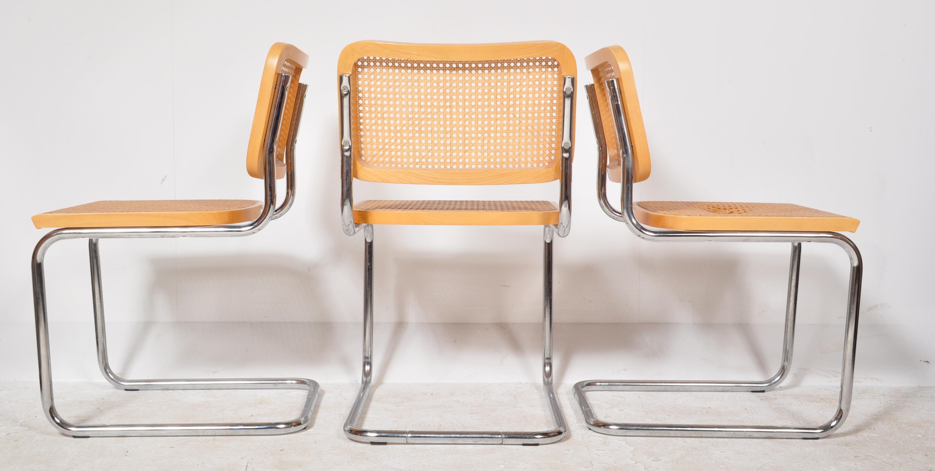 SET OF THREE RETRO CANTILEVER HABITAT WICKER CHAIRS - Image 7 of 7