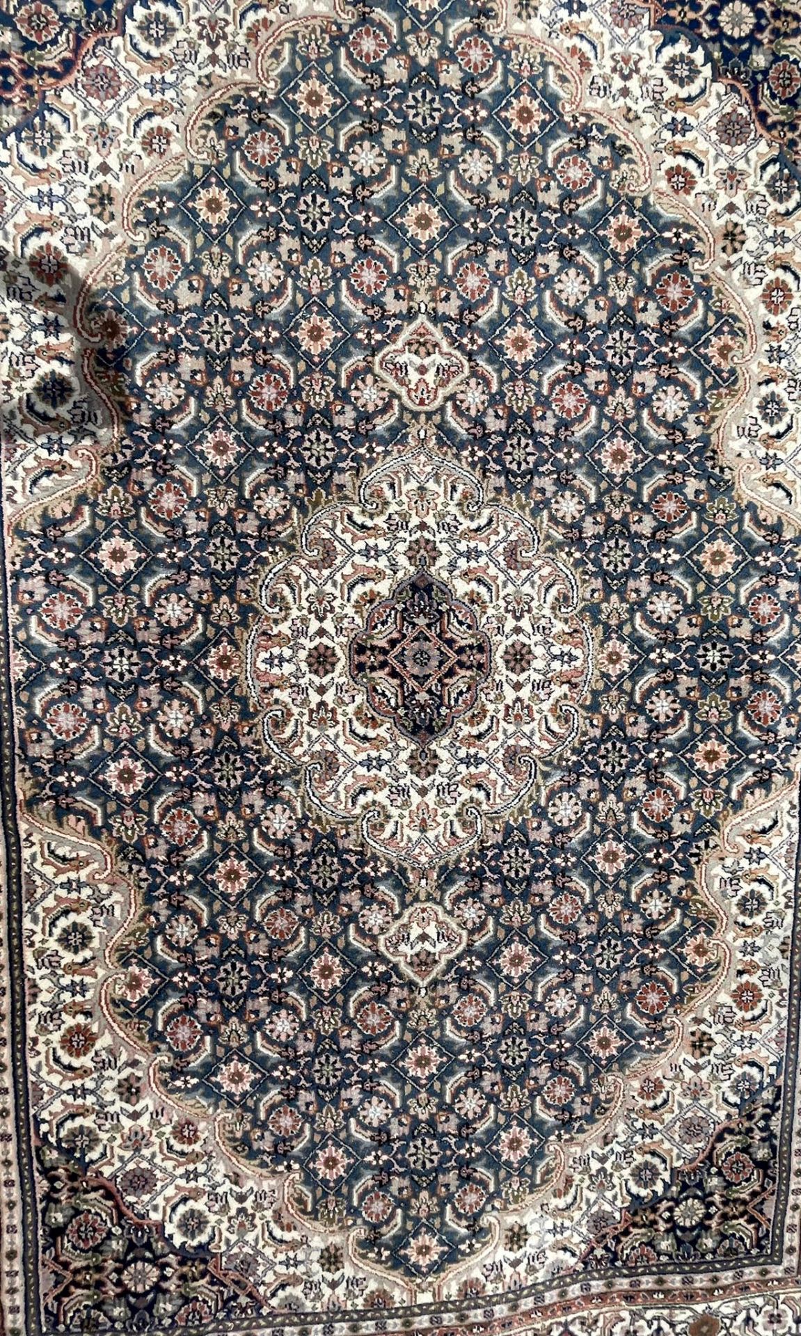 A VINTAGE PERSIAN ISLAMIC NAIN ROYAL CARPET FLOOR RUG - Bild 2 aus 4