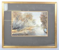 MICHAEL AUBREY - VINTAGE 20TH CENTURY WATERCOLOUR PAINTING