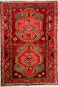 AN EARLY 20TH CENTURY PERSIAN ISLAMIC TAFRESH CARPET RUG