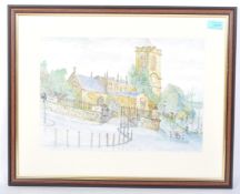 CHARLES HENRY ROGERS - ORIGINAL SIGNED WATERCOLOUR PAINTING