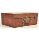 EDWARDIAN LEATHER FISHER 188 STRAND - LONDON LEATHER SUITCASE