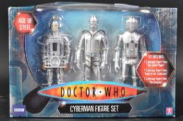 DOCTOR WHO - CHARACTER OPTIONS - AGE OF STEEL CYBERMAN FIGURE SET