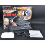 RETRO GAMING - SINCLAIR ZX SPECTRUM +2A JAMES BOND ACTION PACK