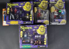 COLLECTION OF MCFARLANE TOYS SHREK ACTION FIGURES