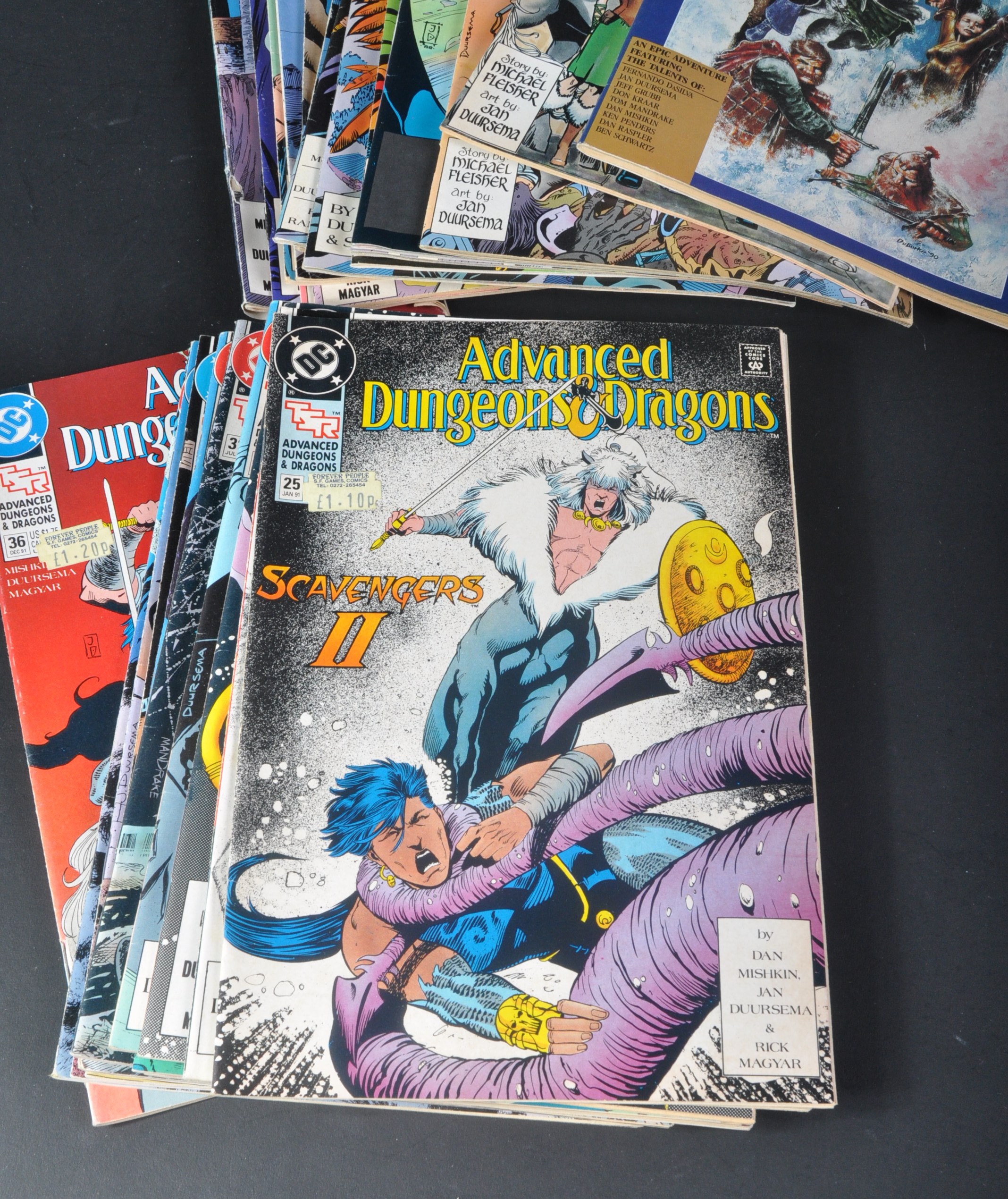 DC COMICS - ADVANCED DUNGEONS & DRAGONS - VINTAGE COMIC BOOKS - Image 4 of 7