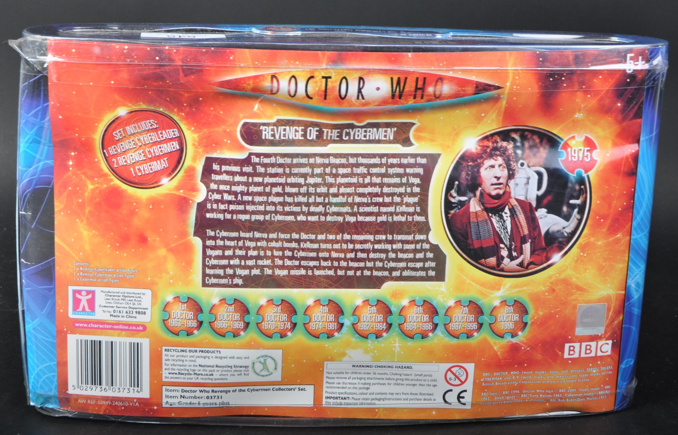 DOCTOR WHO - CHARACTER - REVENGE OF THE CYBERMEN FIGURE SET - Image 4 of 4