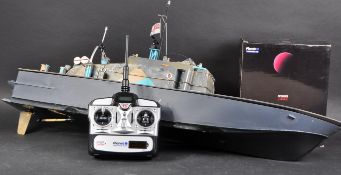 VINTAGE SCRATCH BUILT RC RADIO CONTROL MODEL BOAT
