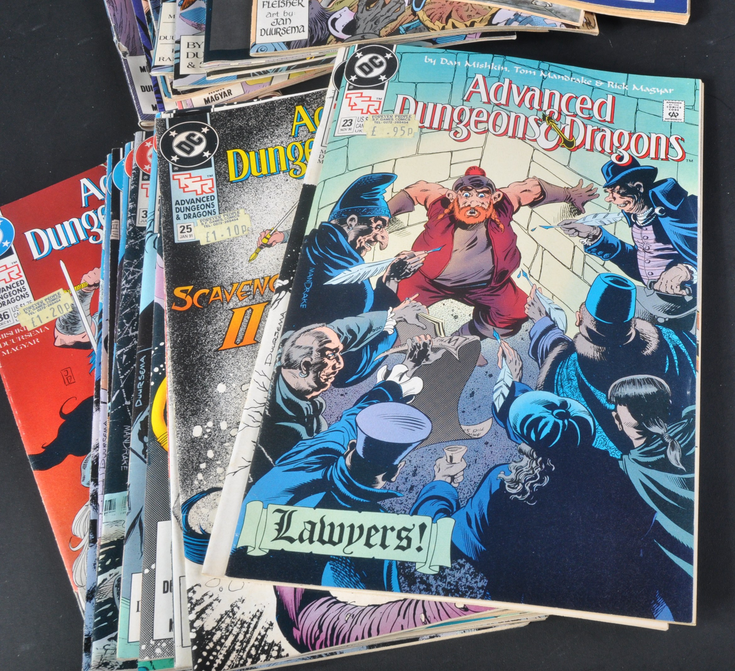 DC COMICS - ADVANCED DUNGEONS & DRAGONS - VINTAGE COMIC BOOKS - Image 3 of 7